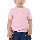 Toddler Short Sleeve Tee/I don't care - Enet Images