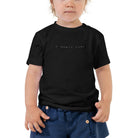 Toddler Short Sleeve Tee/I don't care - Enet Images