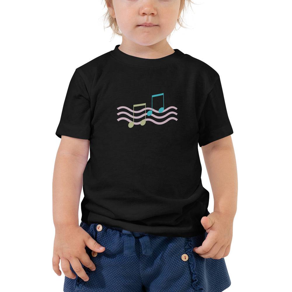 Toddler Short Sleeve Tee/Music - Enet Images