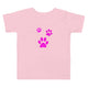 Toddler Short Sleeve Tee/Three Pet Prints - Enet Images