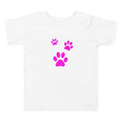 Toddler Short Sleeve Tee/Three Pet Prints - Enet Images