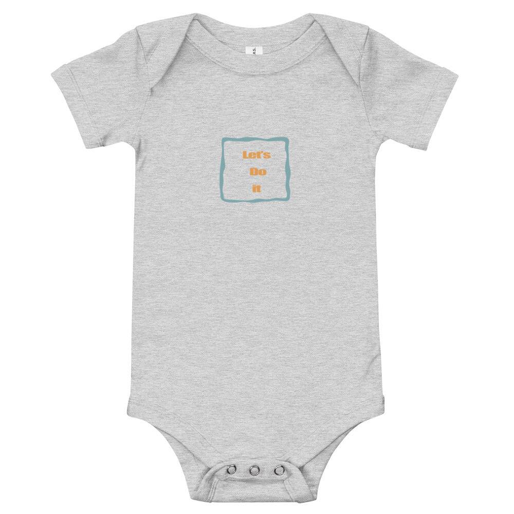 Baby short sleeve one piece/Let's Do It - Enet Images