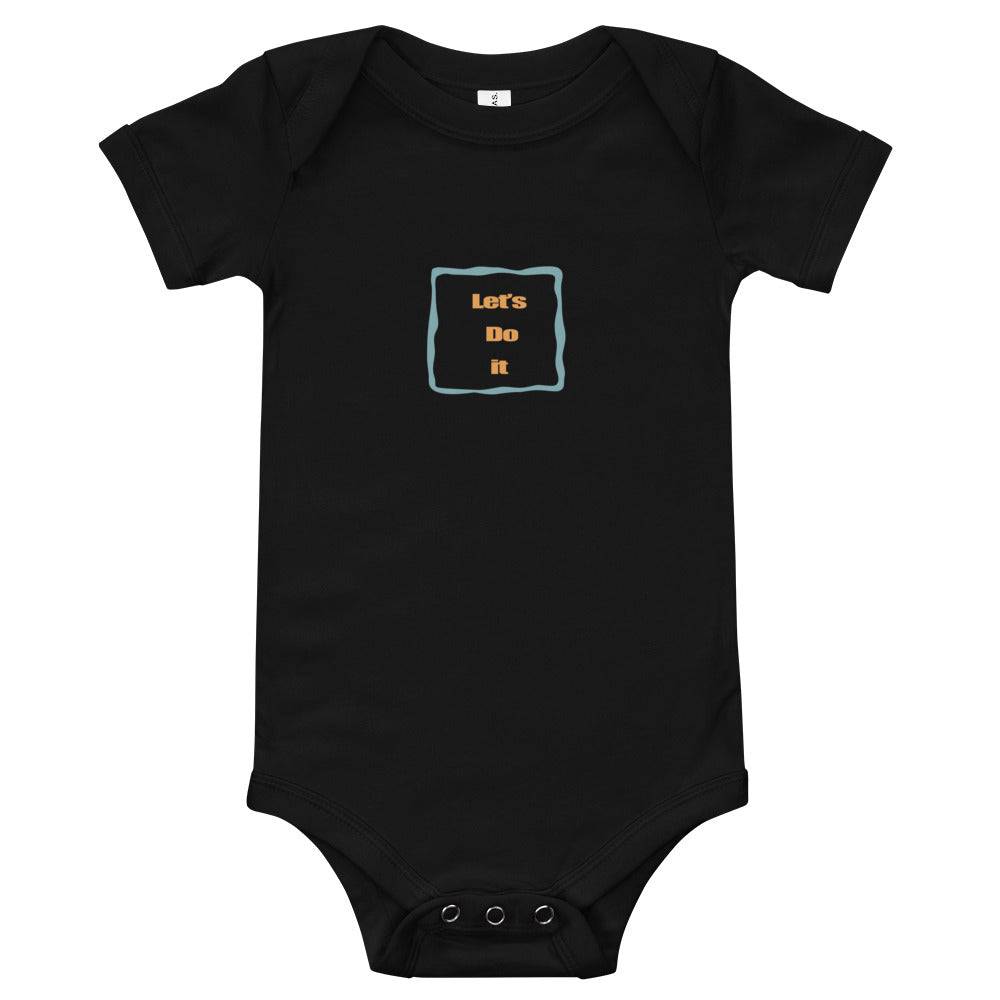 Baby short sleeve one piece/Let's Do It - Enet Images