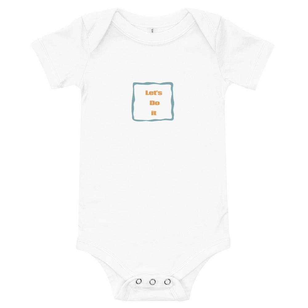 Baby short sleeve one piece/Let's Do It - Enet Images