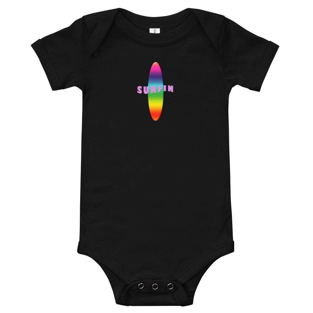 Baby short sleeve one piece/Surfin - Enet Images