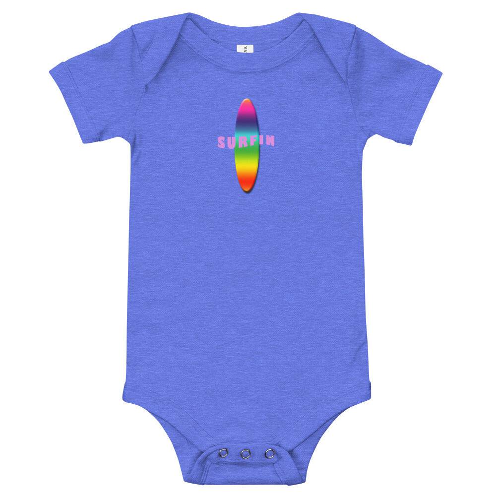 Baby short sleeve one piece/Surfin - Enet Images