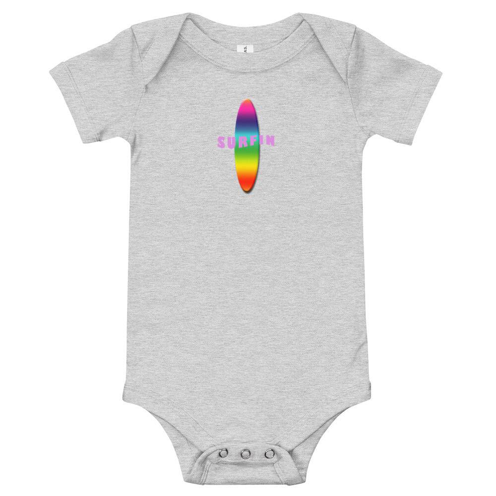 Baby short sleeve one piece/Surfin - Enet Images