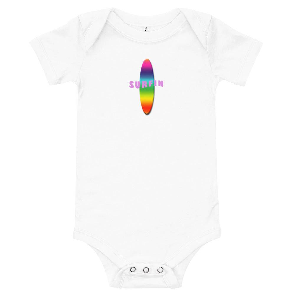 Baby short sleeve one piece/Surfin - Enet Images