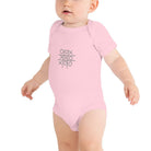 Baby short sleeve one piece/xxx b-w - Enet Images