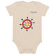 Organic cotton baby bodysuit-Captain - Enet Images