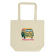 Eco Tote Bag/Flower Car/Personalized - Enet Images