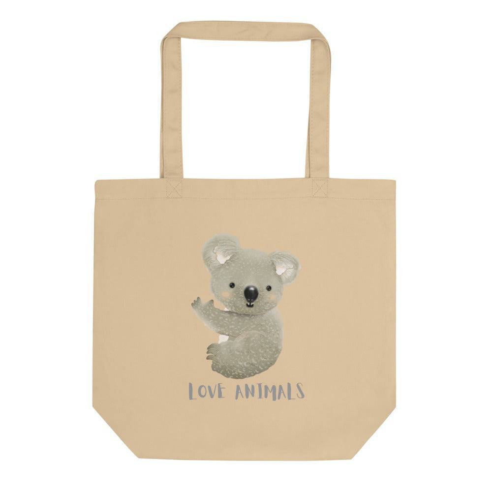 Eco Tote Bag/Love Animals Koala - Enet Images