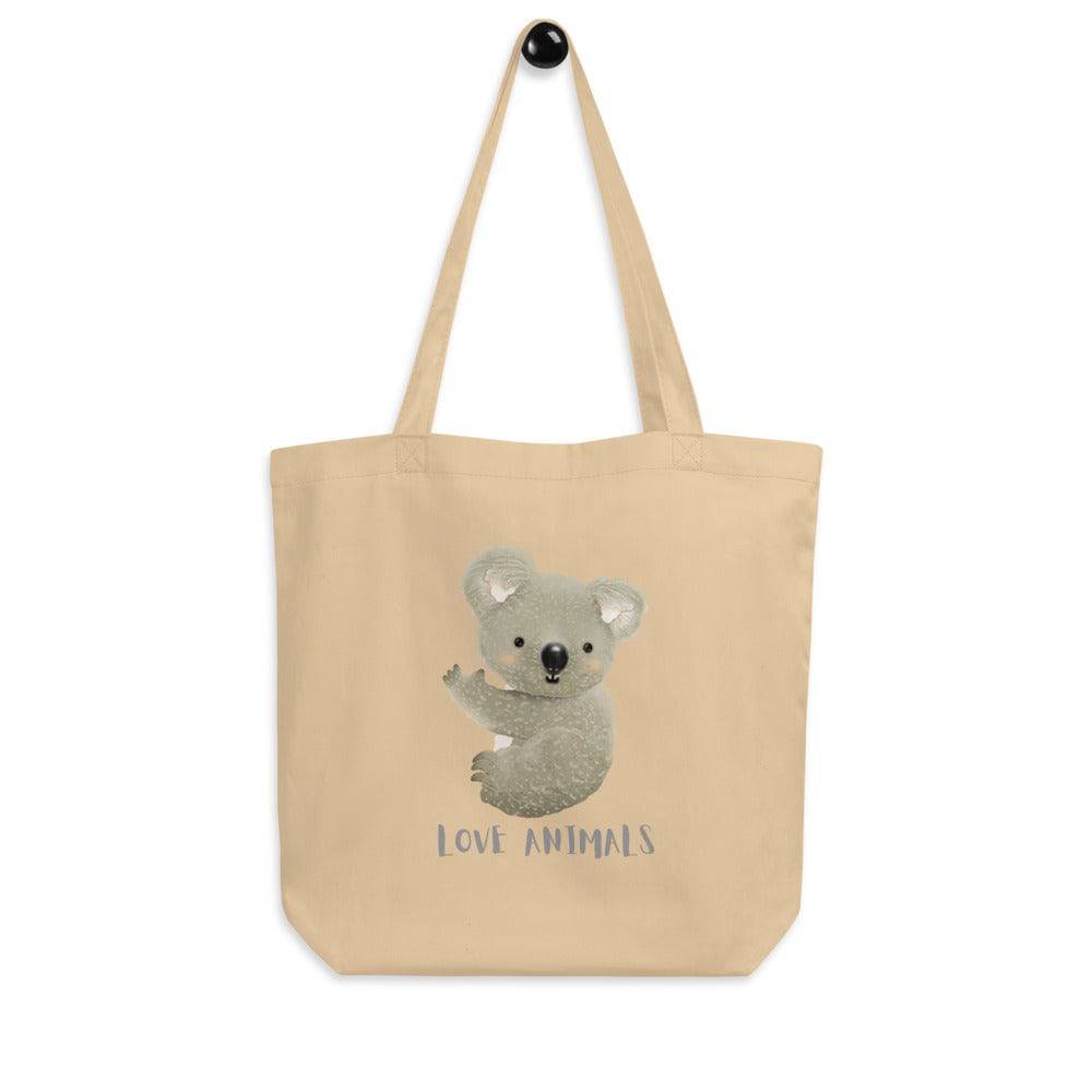 Eco Tote Bag/Love Animals Koala - Enet Images