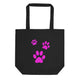 Eco Tote Bag/Three Pet Prints - Enet Images