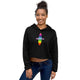 Crop Hoodie/Surfin - Enet Images