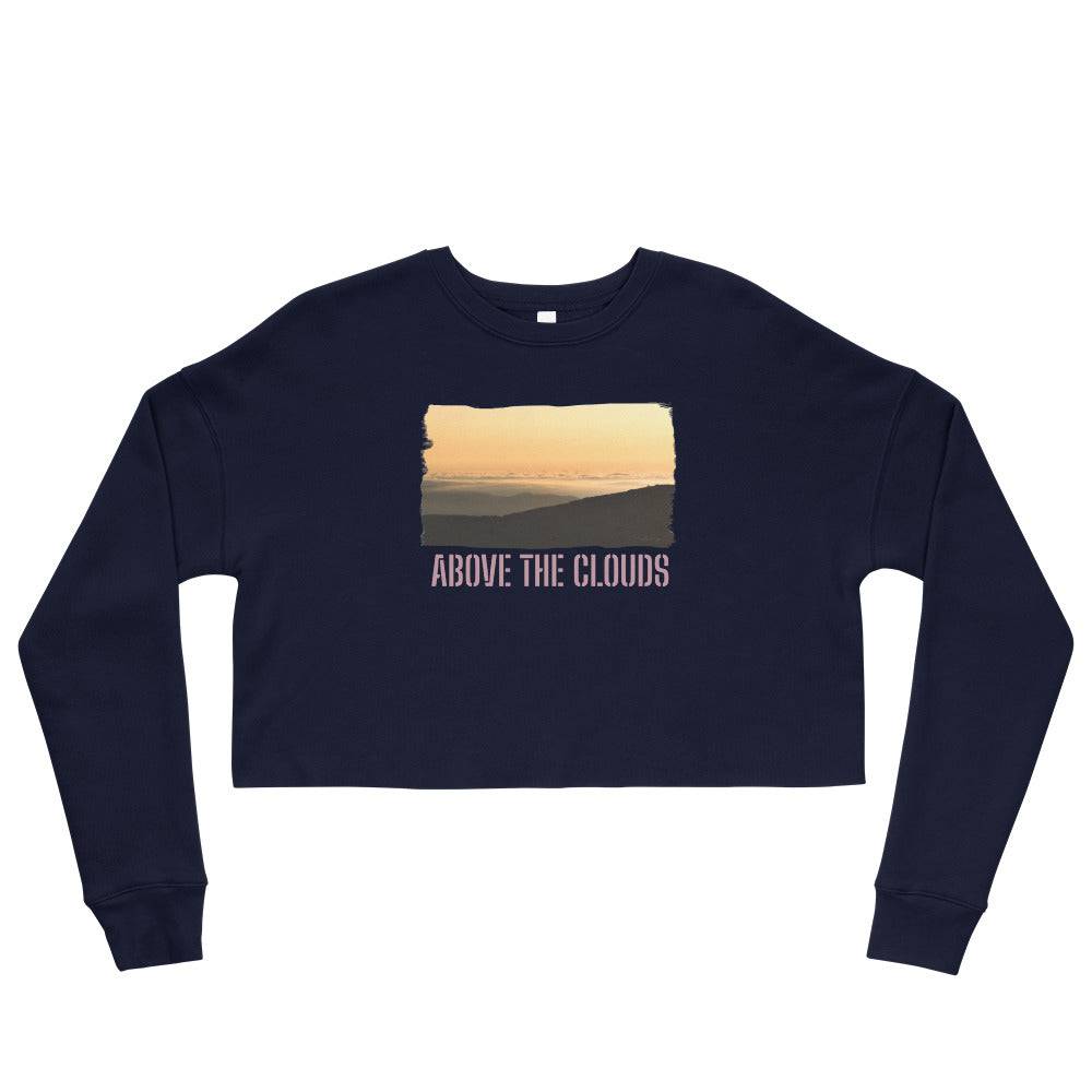 Crop Sweatshirt/Above The Clouds/Personalized - Enet Images