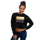 Crop Sweatshirt/Above The Clouds/Personalized - Enet Images