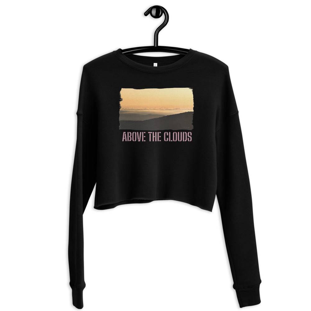 Crop Sweatshirt/Above The Clouds/Personalized - Enet Images