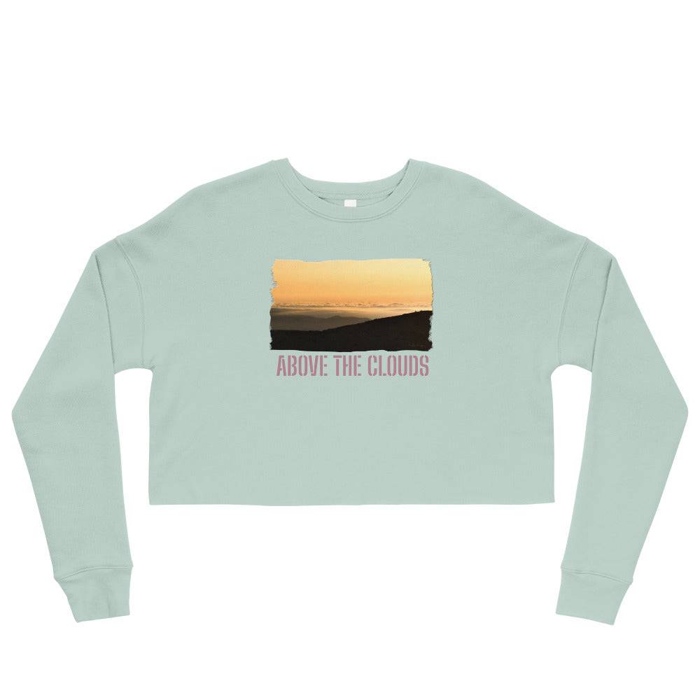 Crop Sweatshirt/Above The Clouds/Personalized - Enet Images