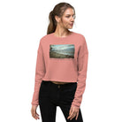 Crop Sweatshirt/Afternoon Colors/Personalized - Enet Images