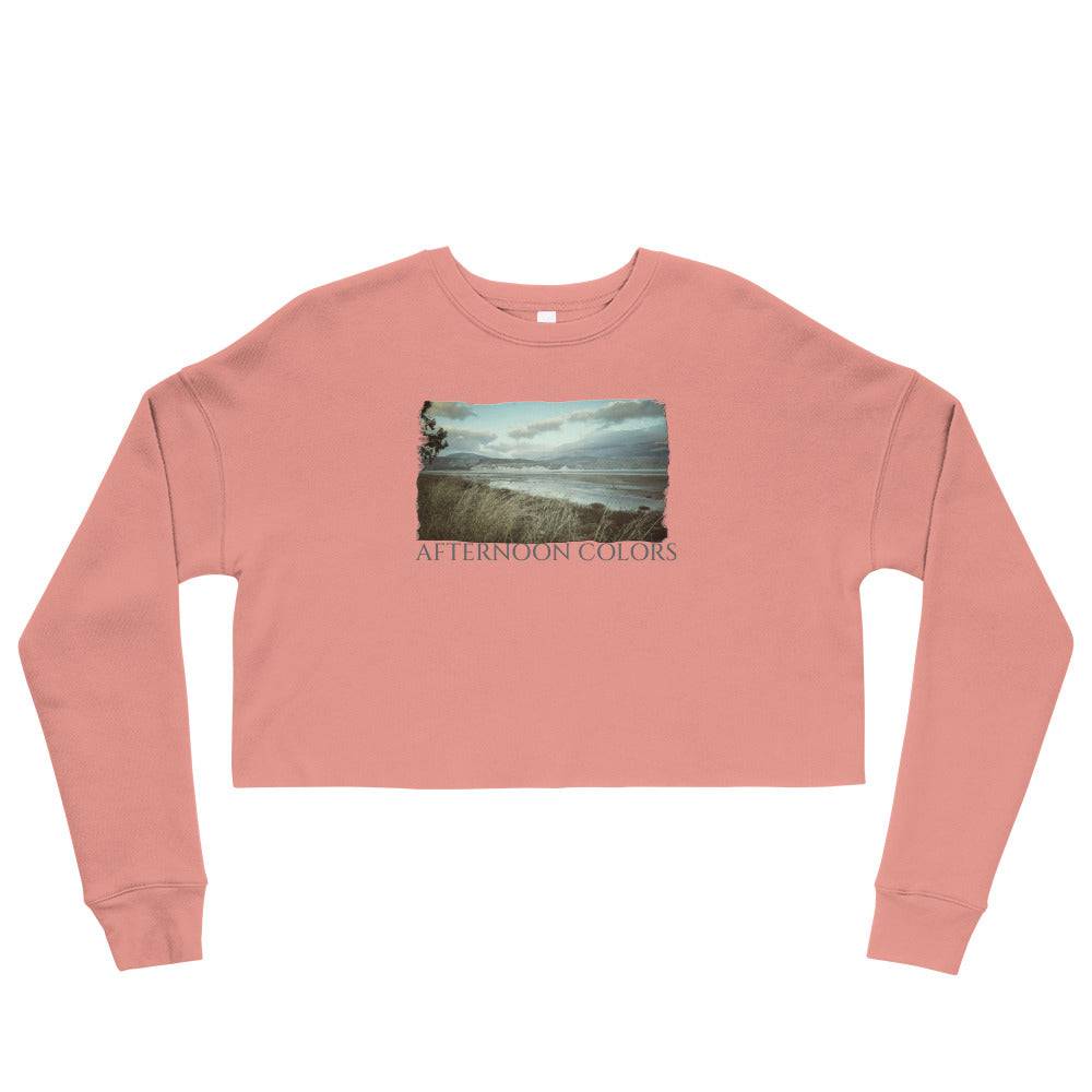 Crop Sweatshirt/Afternoon Colors/Personalized - Enet Images