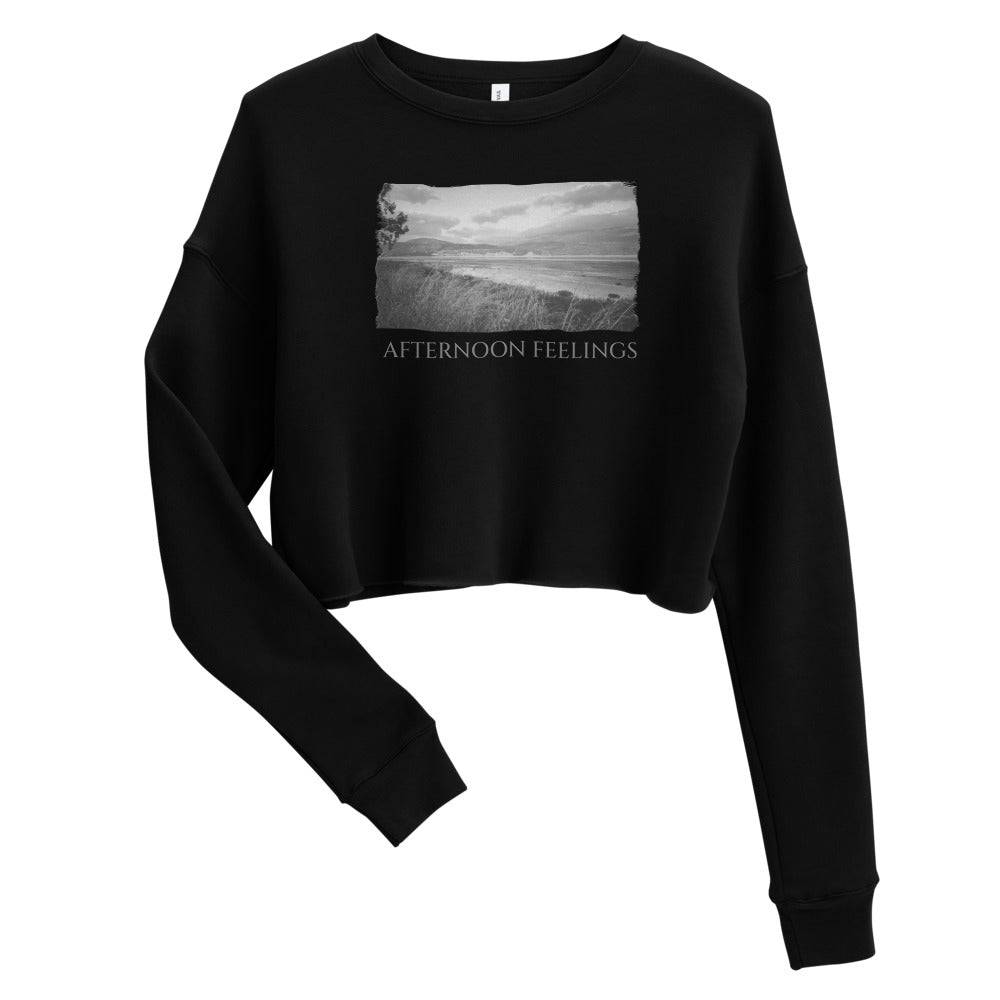 Crop Sweatshirt/Afternoon Feelings/Personalized - Enet Images