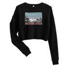 Crop Sweatshirt/Breathing Oxygen /Personalized - Enet Images