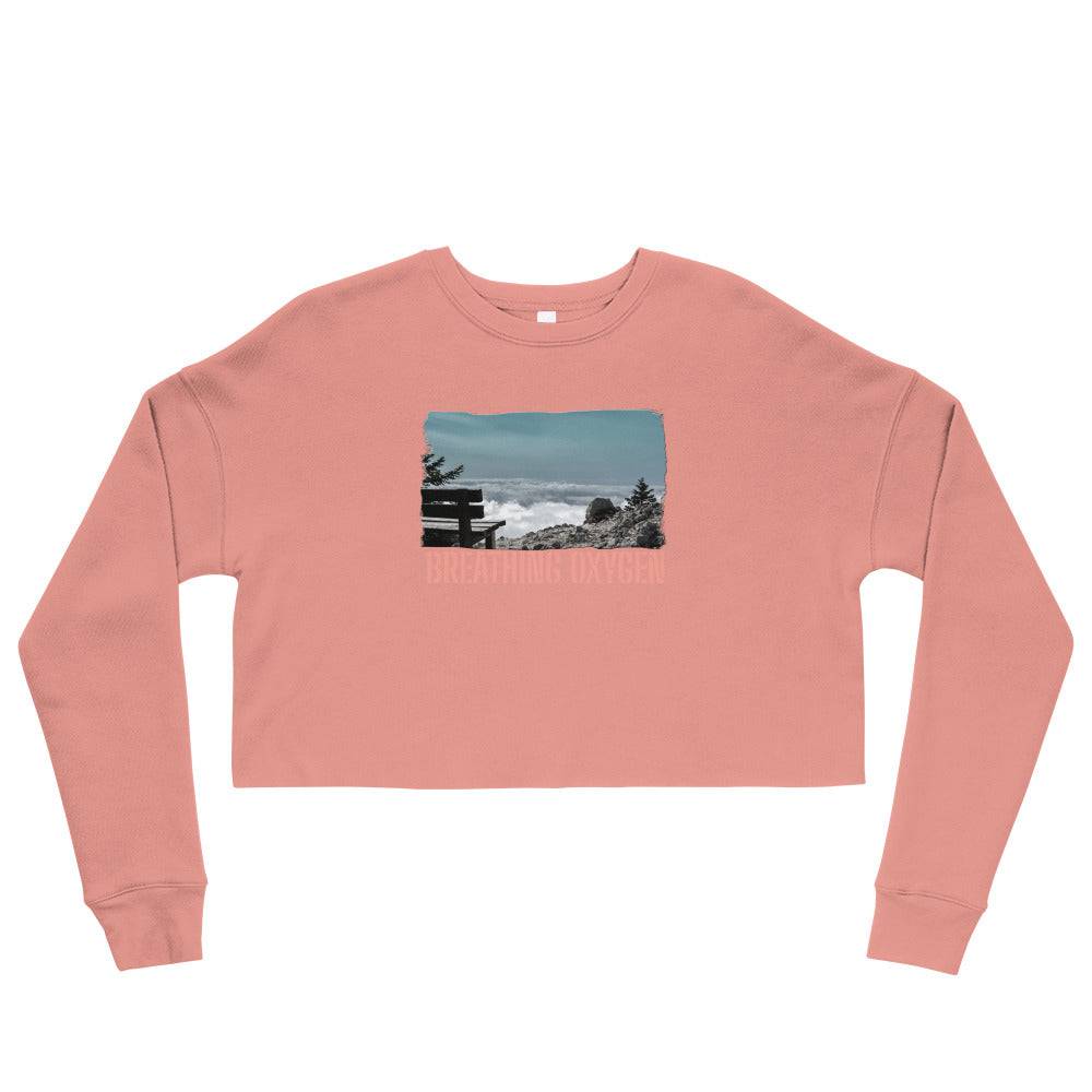 Crop Sweatshirt/Breathing Oxygen /Personalized - Enet Images