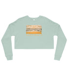 Crop Sweatshirt/Gold Beach/Personalised - Enet Images