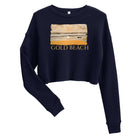 Crop Sweatshirt/Gold Beach/Personalised - Enet Images