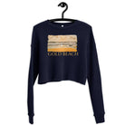 Crop Sweatshirt/Gold Beach/Personalised - Enet Images