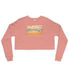 Crop Sweatshirt/Gold Beach/Personalised - Enet Images