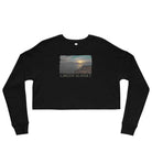 Crop Sweatshirt/Green Sunset/Personalized - Enet Images