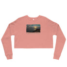 Crop Sweatshirt/Green Sunset/Personalized - Enet Images