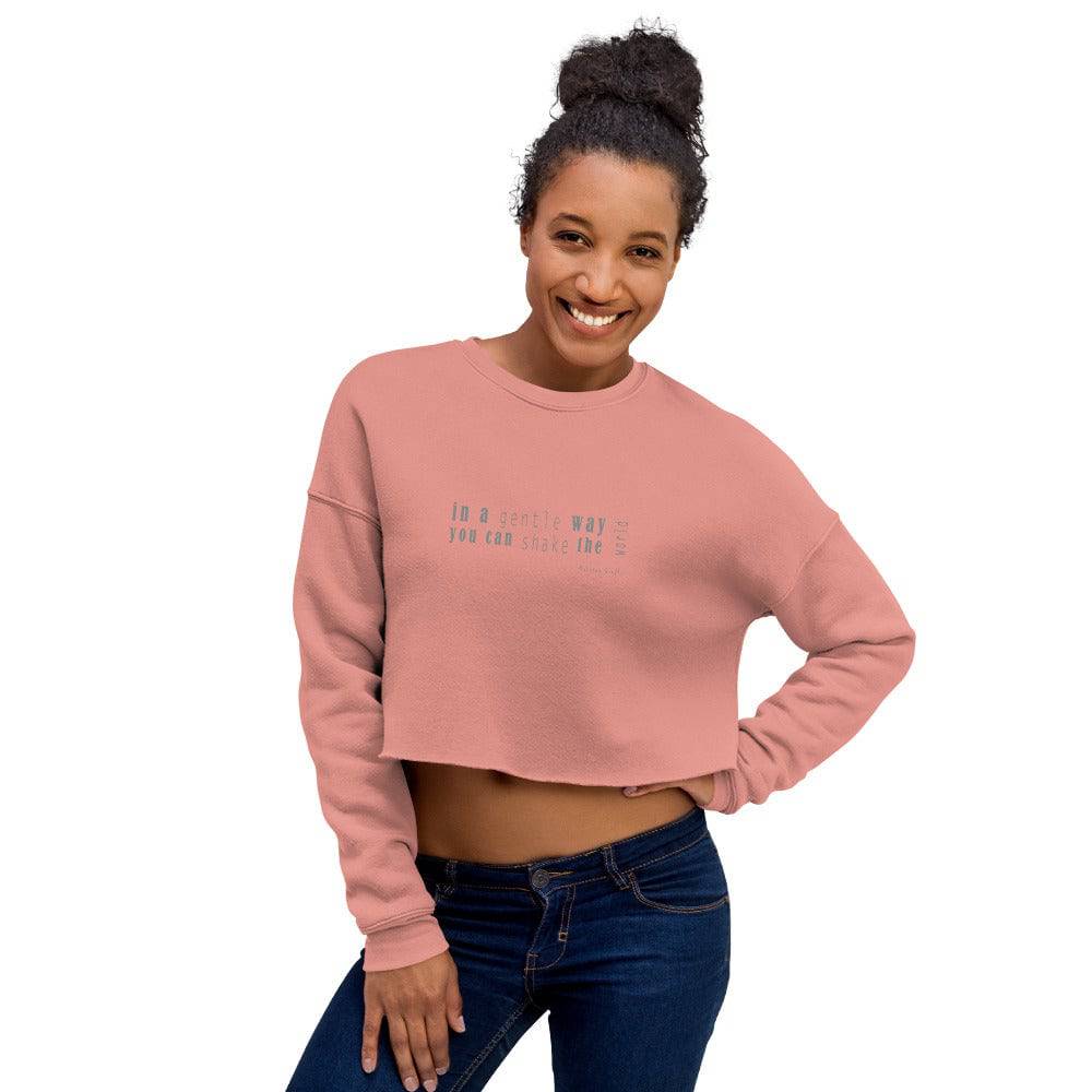 Crop Sweatshirt/In a Gentle Way - Enet Images