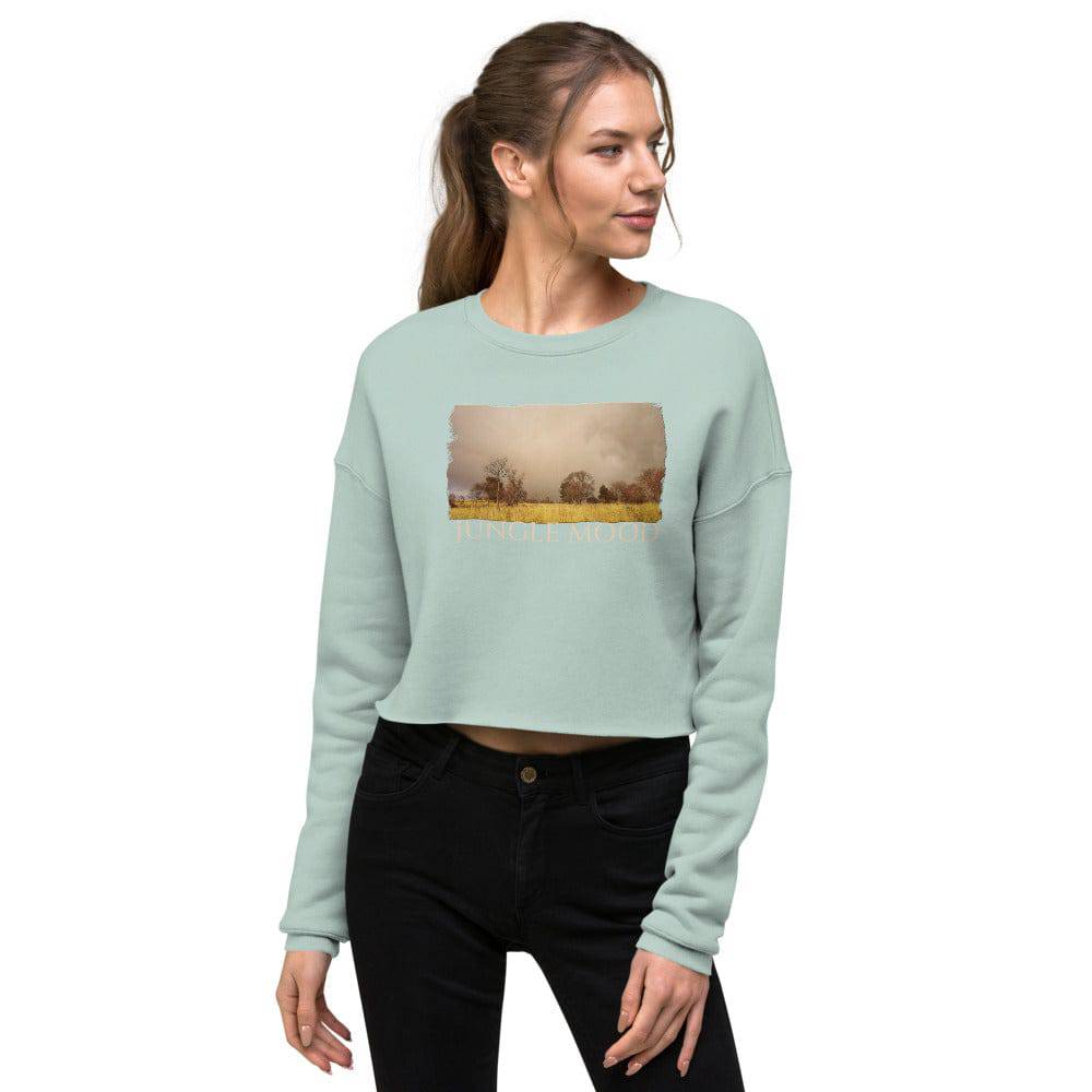 Crop Sweatshirt/Jungle Mood/Personalized - Enet Images