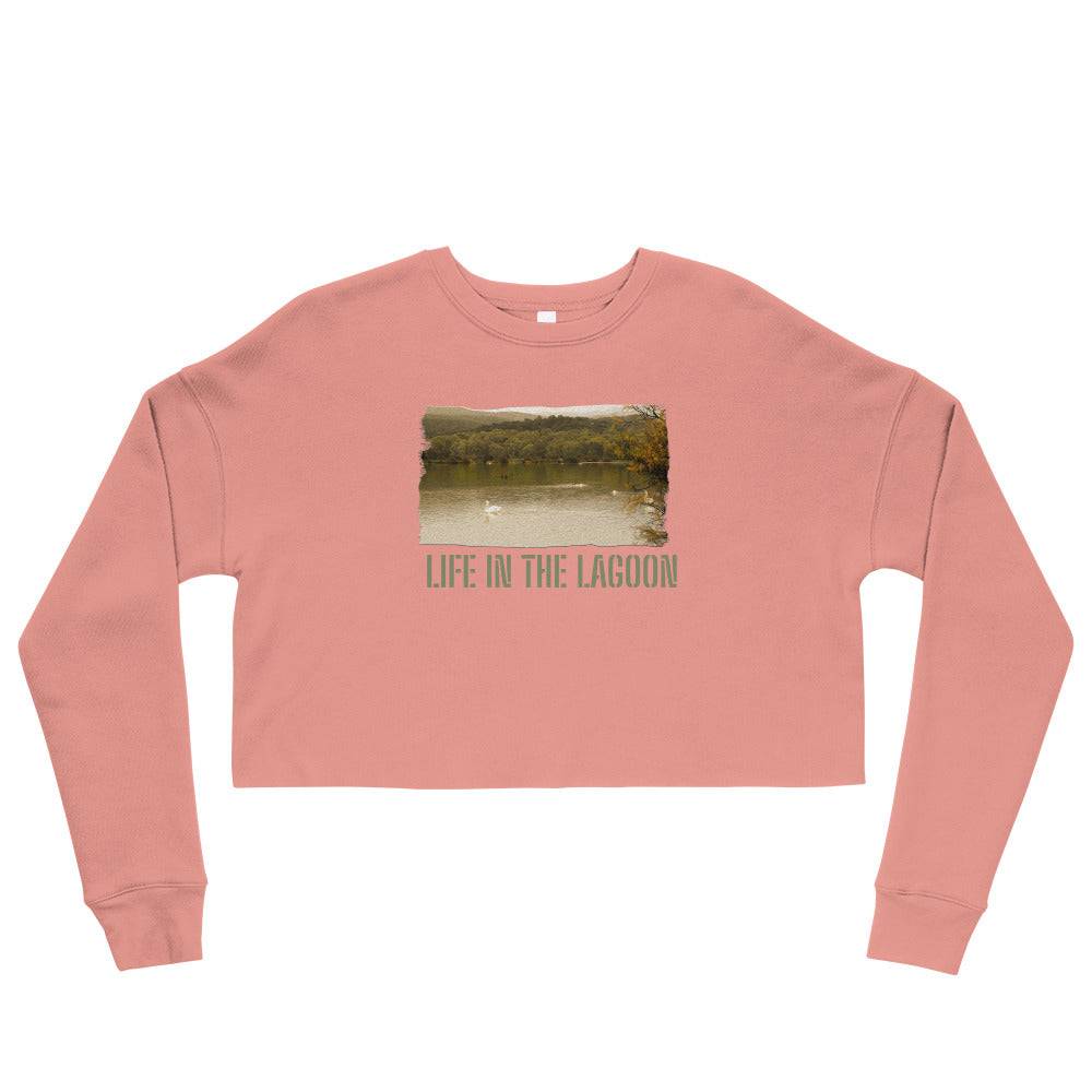 Crop Sweatshirt/Life In The Lagoon/Personalized - Enet Images