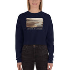 Crop Sweatshirt/Life Is A Creek/Personalised - Enet Images