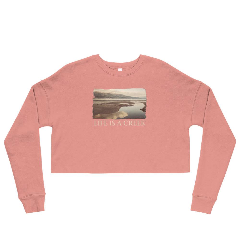 Crop Sweatshirt/Life Is A Creek/Personalised - Enet Images