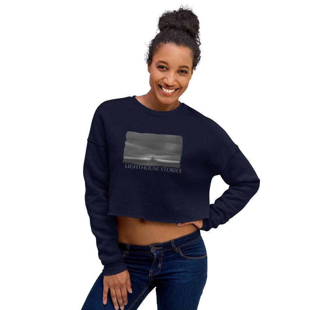 Crop Sweatshirt/Lighthouse Stories/Personalized - Enet Images