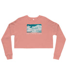 Crop Sweatshirt/Like A White Cloud/Personalized - Enet Images