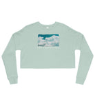 Crop Sweatshirt/Like A White Cloud/Personalized - Enet Images