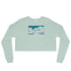 Crop Sweatshirt/Like A White Cloud/Personalized - Enet Images