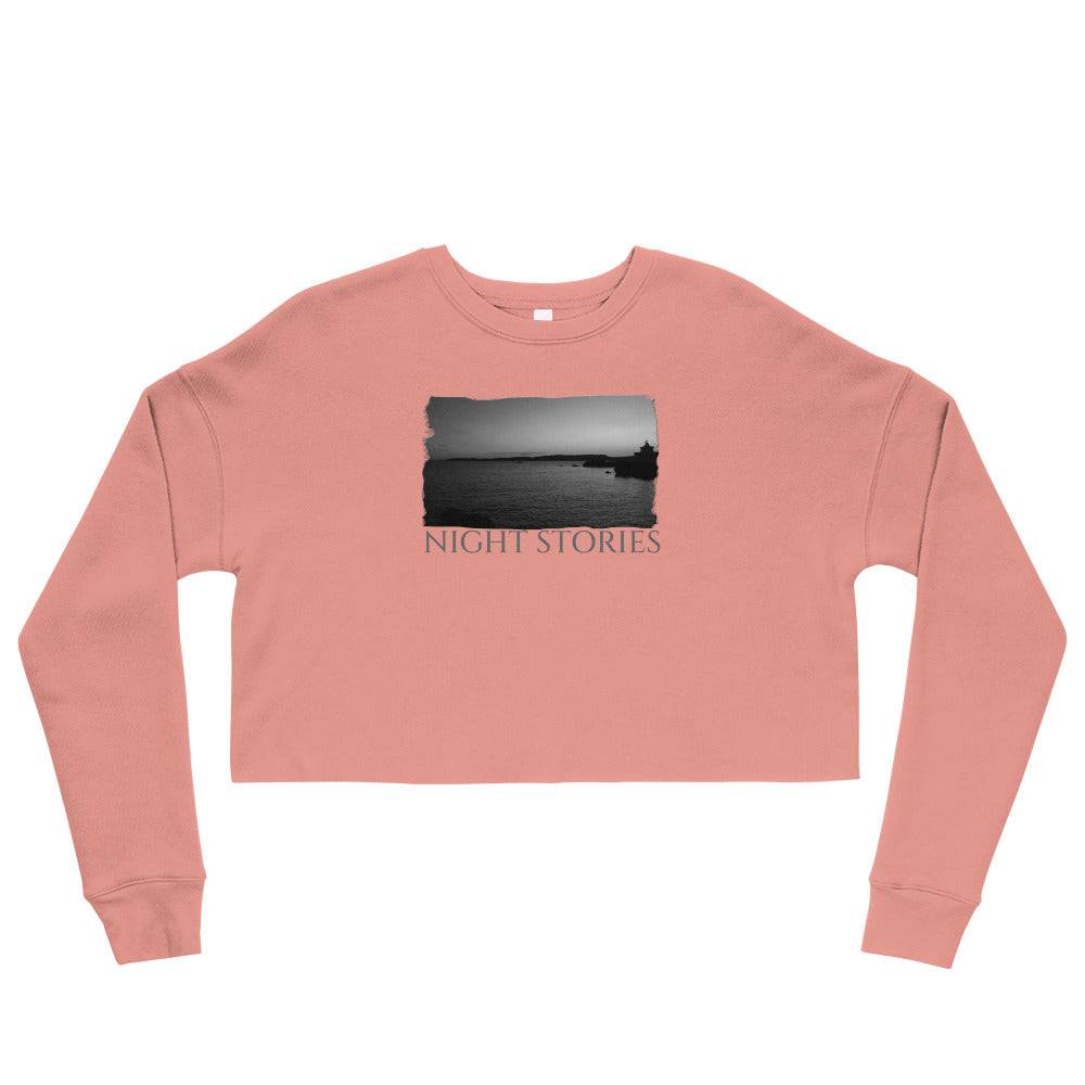 Crop Sweatshirt/Night Stories/Personalized - Enet Images