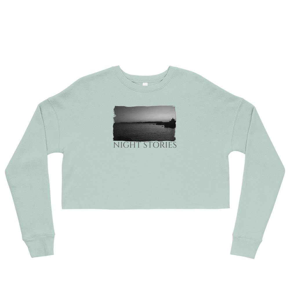 Crop Sweatshirt/Night Stories/Personalized - Enet Images