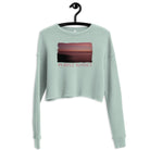 Crop Sweatshirt/Purple Sunset/Personalized - Enet Images