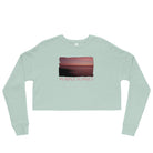 Crop Sweatshirt/Purple Sunset/Personalized - Enet Images