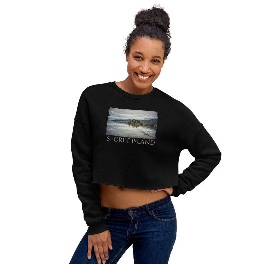 Crop Sweatshirt/Secret Island/Personalized - Enet Images