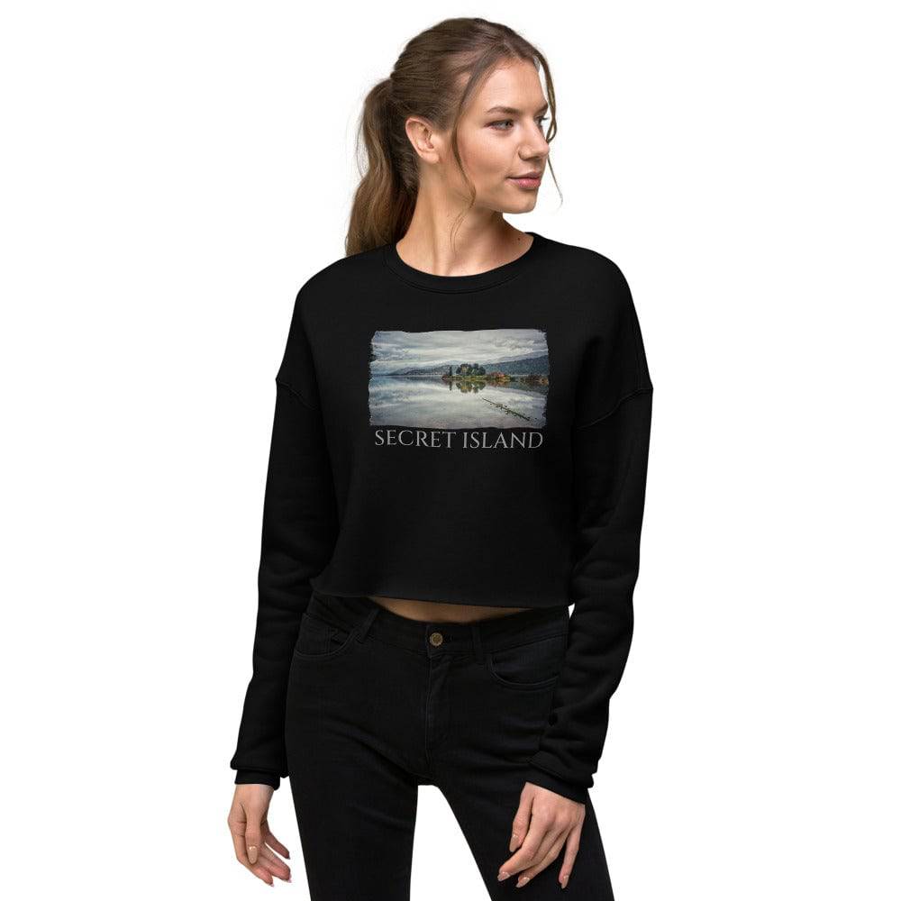 Crop Sweatshirt/Secret Island/Personalized - Enet Images