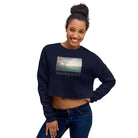 Crop Sweatshirt/Tranquility/Personalized - Enet Images